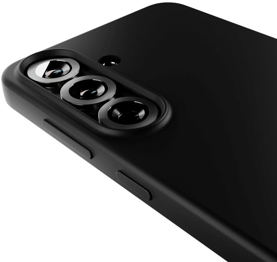 Puro Icon Silicone Samsung Galaxy S25 – dėklas telefonui juodos spalvos