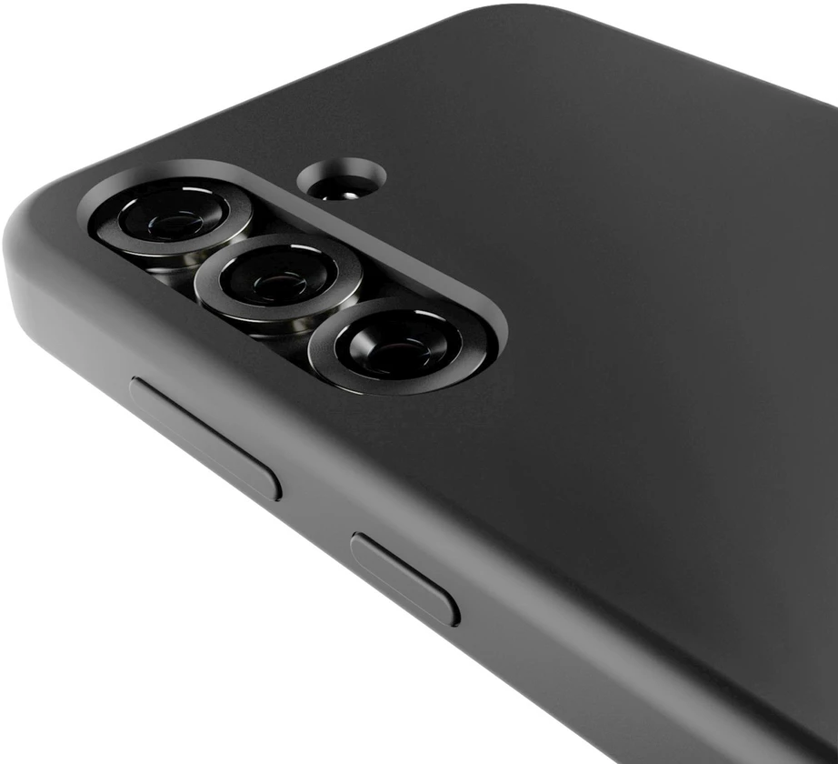 Puro Icon Silicone Samsung Galaxy S25 Plus – dėklas telefonui juodos spalvos