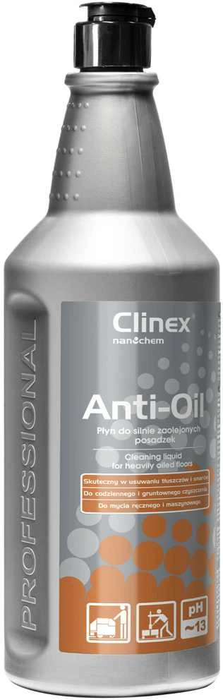 Clinex Skystis stipriai alyvuotų grindų plovimui CLINEX Anti-Oil 1L Skystis stipriai alyvuotų grindų plovimui CLINEX Anti-Oil 1L