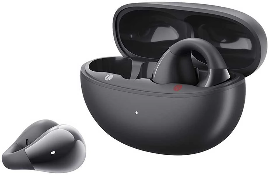 OWS QCY Crossky C30 ausinės su spaustuku IPX4 Bluetooth 5.4 - Juodas