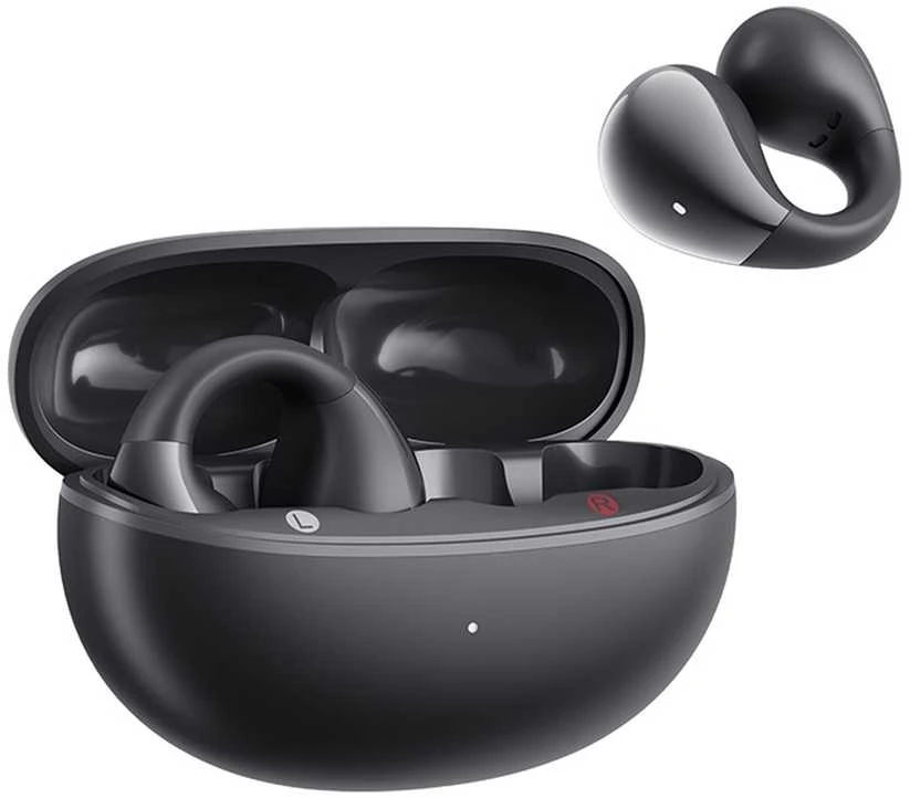 OWS QCY Crossky C30 ausinės su spaustuku IPX4 Bluetooth 5.4 - Juodas