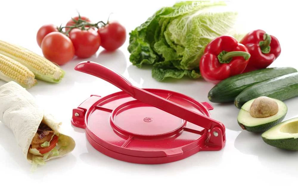 Rankinis tortilijų presas 250 mm raudona Hendi 513033