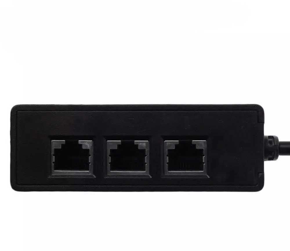 Skirstytuvo adapteris 100Mbps LAN RJ45 3xRJ45 FTP -E397
