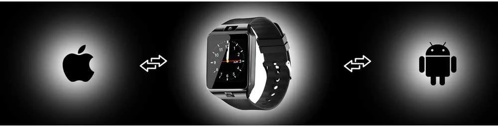 Smartwatch Išmanusis laikrodis Išmanusis laikrodis su lenkų meniu, SIM kortelė, SD kortelė, IPS LCD ekranas, skambučiai