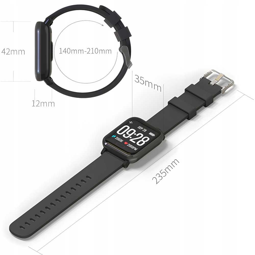 Smartwatch Išmanusis laikrodis Išmanusis laikrodis a6