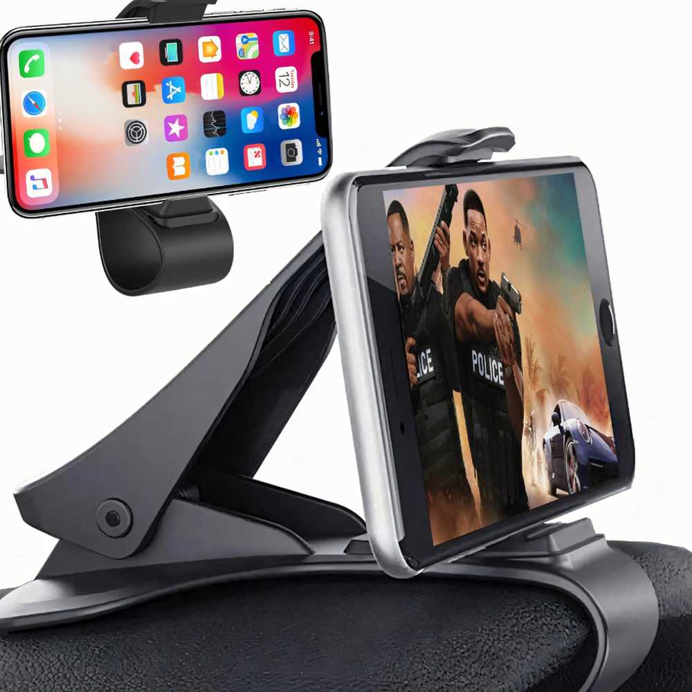 Retoo Automobilinis telefono laikiklis su segtuku, skirtas prietaisų skydeliui (4-6,5 colių).