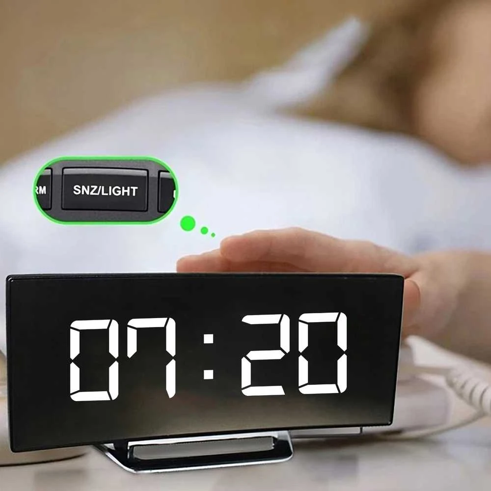 Retoo Pastatomas elektroninis laikrodis SleekTime