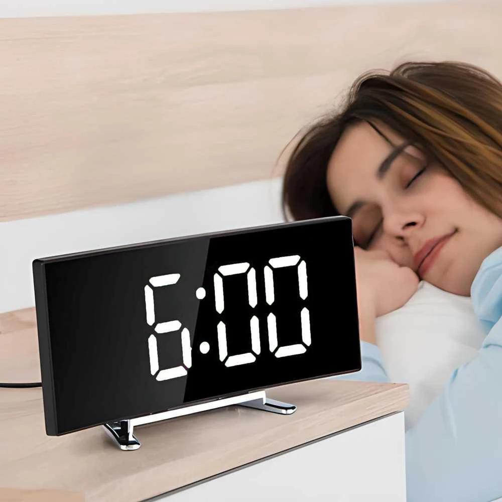 Zegar Laikrodis Skaitmeninis laikrodis, elektroninis žadintuvas, LED termometras -e738