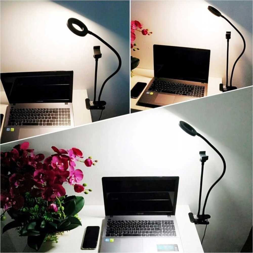 Lampa Selfie lempos LED žiedinis telefono apšvietimas -e535