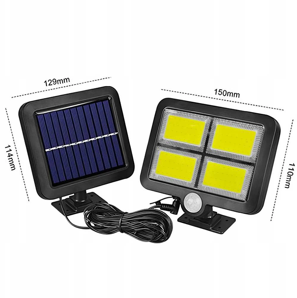 Lampa Saulės lempa SunSentry 128 LED