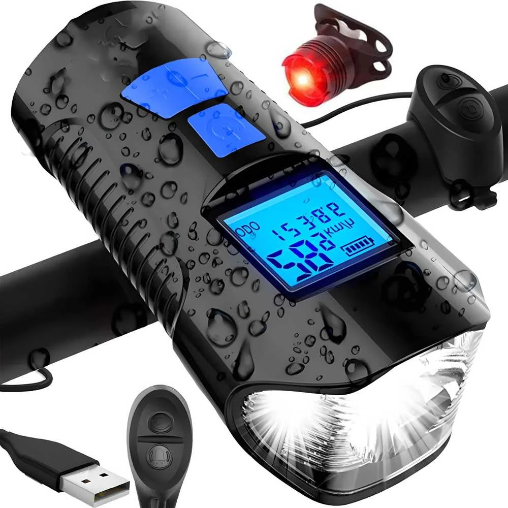 Retoo Dviračio LED žibintas LightPro 5in1, 300 ml