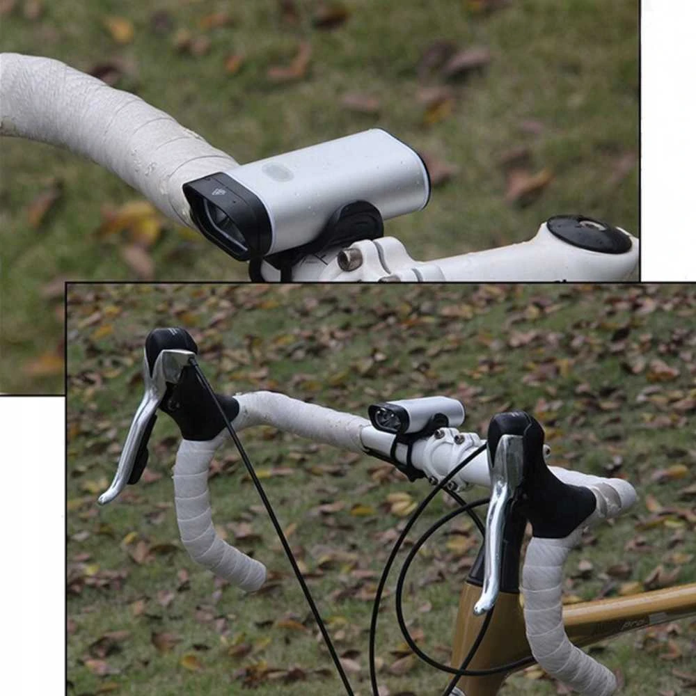 Biooreto Lampka Dviračio žibintas, priekinis ir galinis LED žibintas dviračio vairui, stiprus USB, ryškus s093