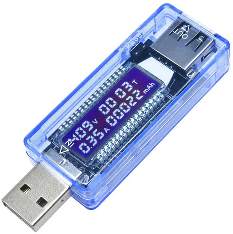 Miernik USB voltmetras, ampermetras, įtampos testeris