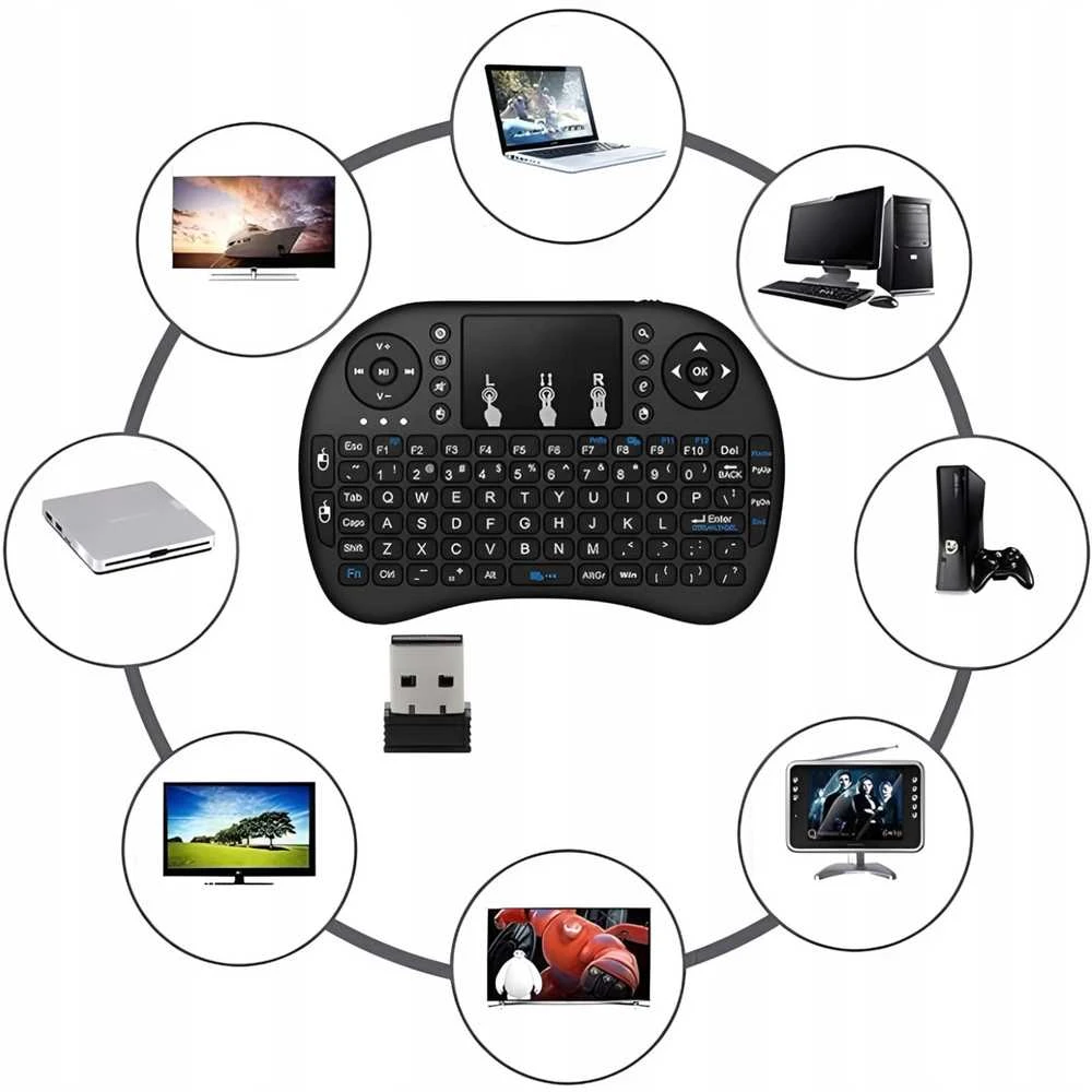 Podświetlana Mini klaviatūra TouchGlow