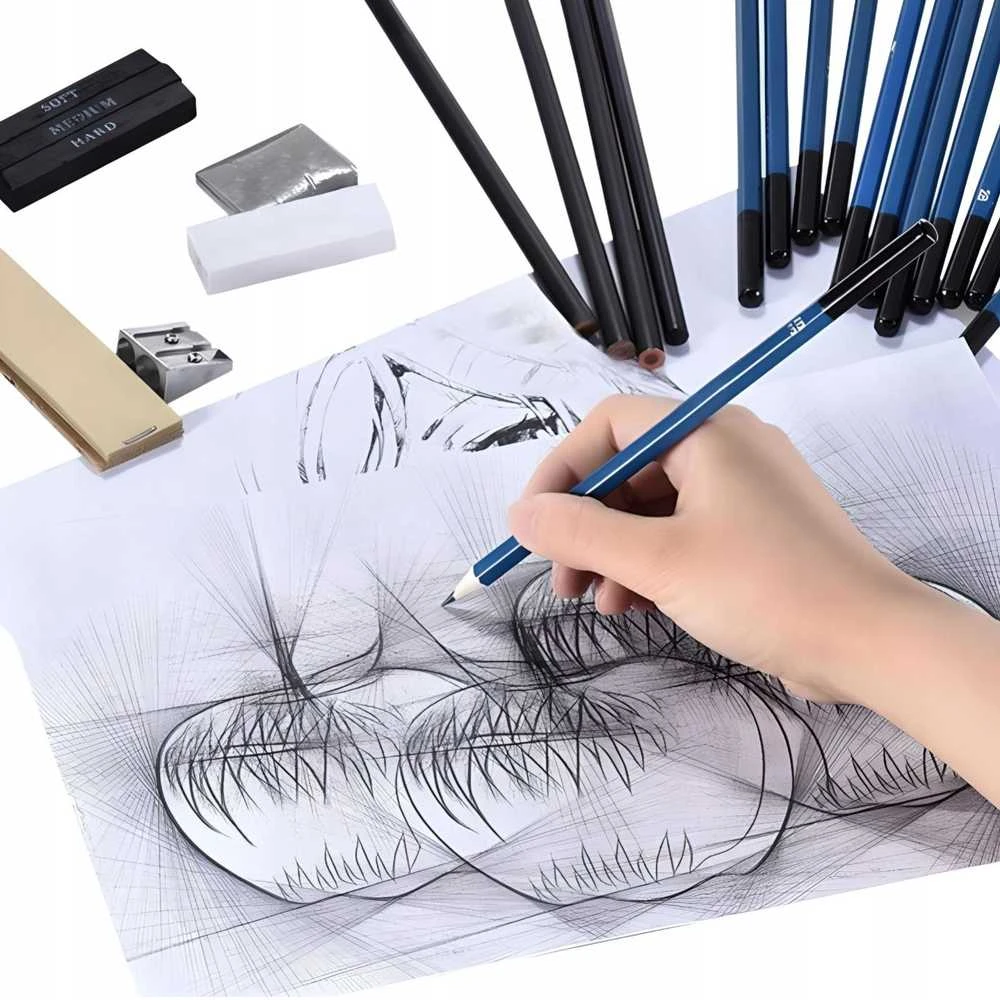 Profesjonalny Piešimo rinkinys ArtistPro, 32 dalys