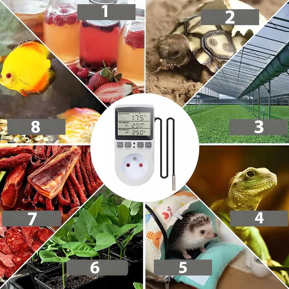 Termostat Skaitmeninis temperatūros reguliatorius ThermoSense