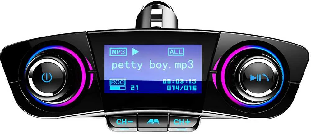 Transmiter FM siųstuvas „Bluetooth 5.0“ USB daugiafunkcis 8in1 -e666
