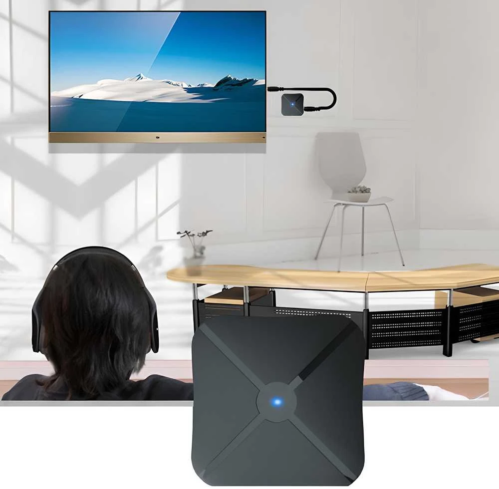 Transmiter „Bluetooth“ siųstuvo adapterio imtuvas + garso siųstuvas namams