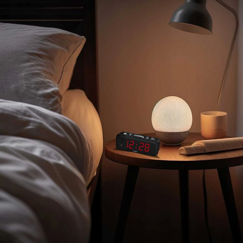 Budzik Skaitmeninis žadintuvas NightGlow LED