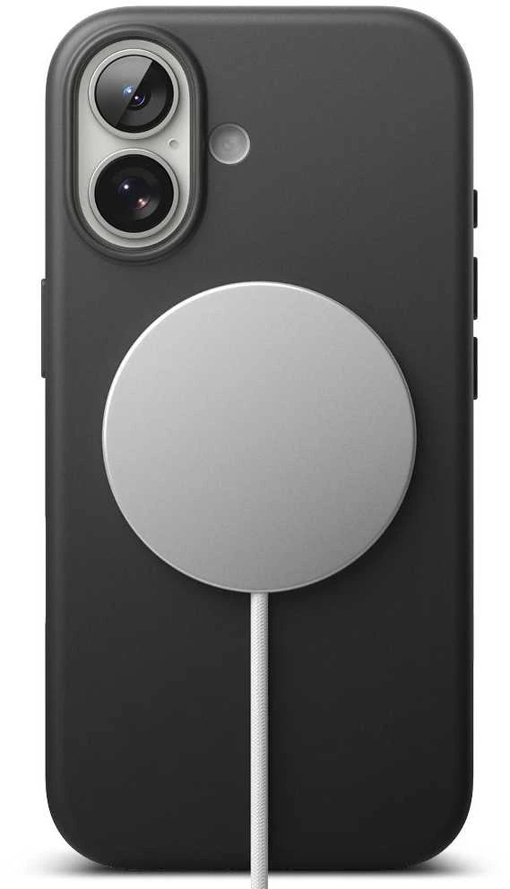 Ringke Silicone Magnetic MagSafe dėklas skirtas Apple iPhone 17 – violetinės spalvos