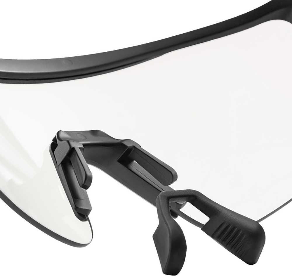 Rockbros Polarized dviratininko akiniai su UV apsauga ir Corrective Insert – baltos spalvos