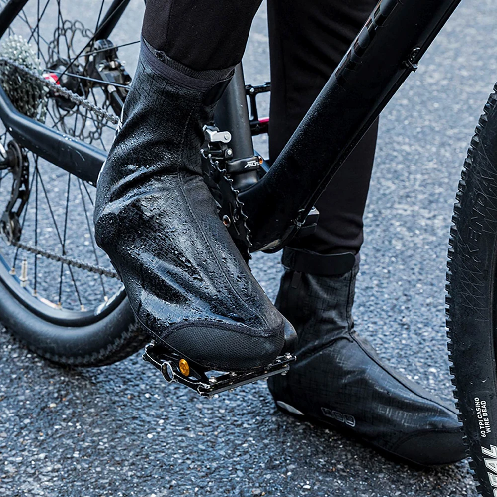 Rockbros LF1081 Windproof Atsparus vandeniui Shoe Covers 42-46 cm - Juodas