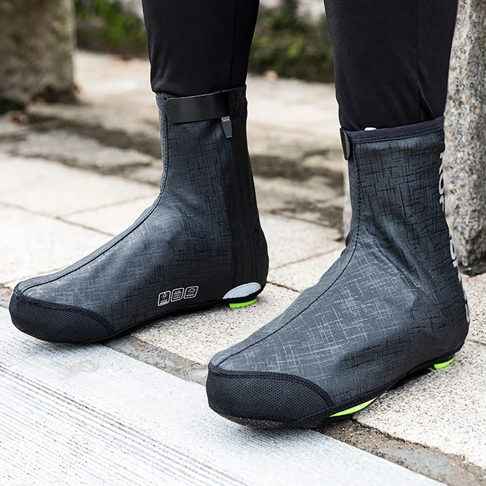 Rockbros LF1081 Windproof Atsparus vandeniui Shoe Covers 42-46 cm - Juodas