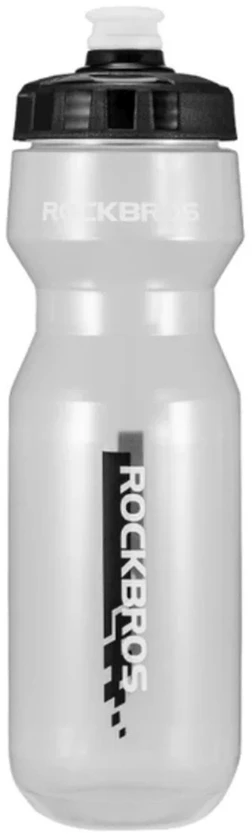 Rockbros 750 ml dviračio gertuvė – permatoma su juodu kandikliu