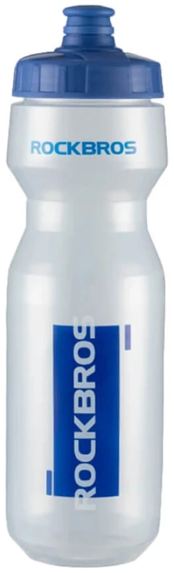 Rockbros 750 ml dviračio gertuvė – permatoma su Mėlyna kandikliu