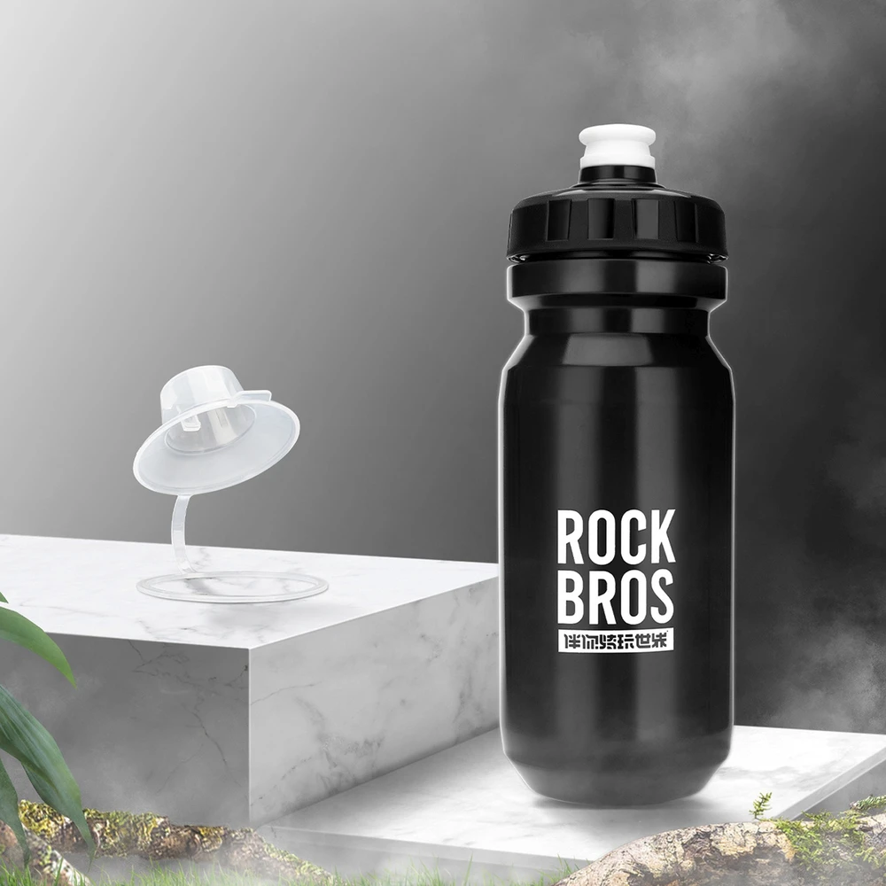 Gertuvė Rockbros 600 ml Bike Bottle - Juodas