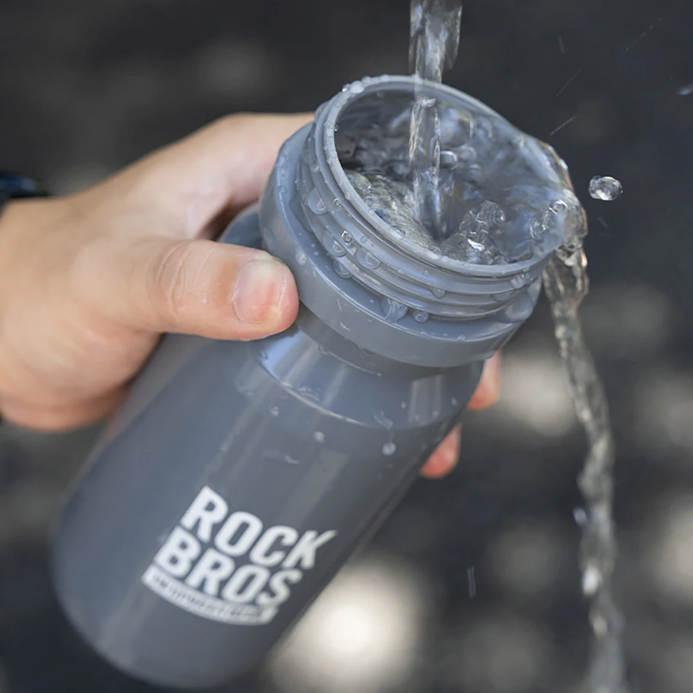 Gertuvė Rockbros 600 ml Bike Bottle - Gray