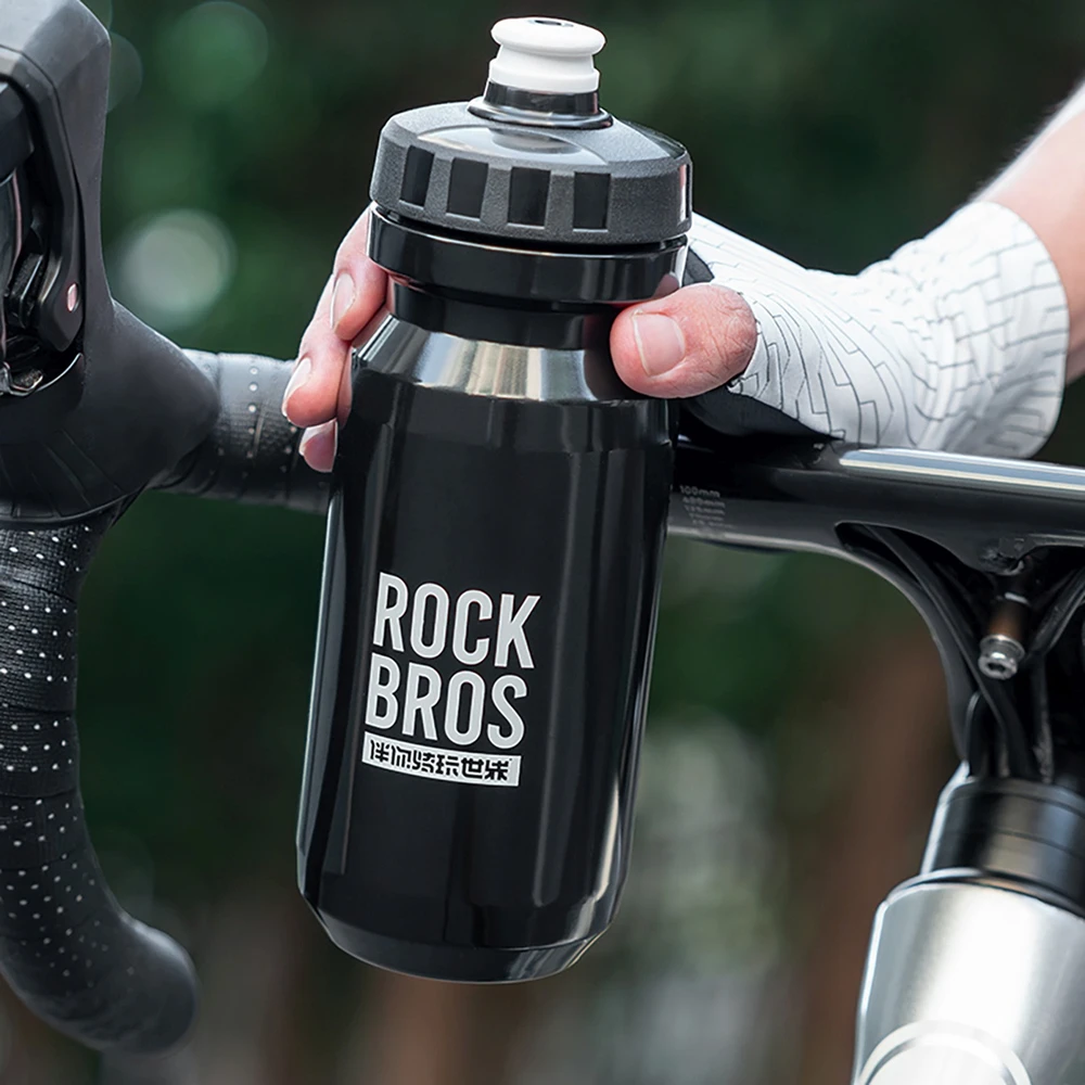 Gertuvė Rockbros 600 ml Bike Bottle - Juodas