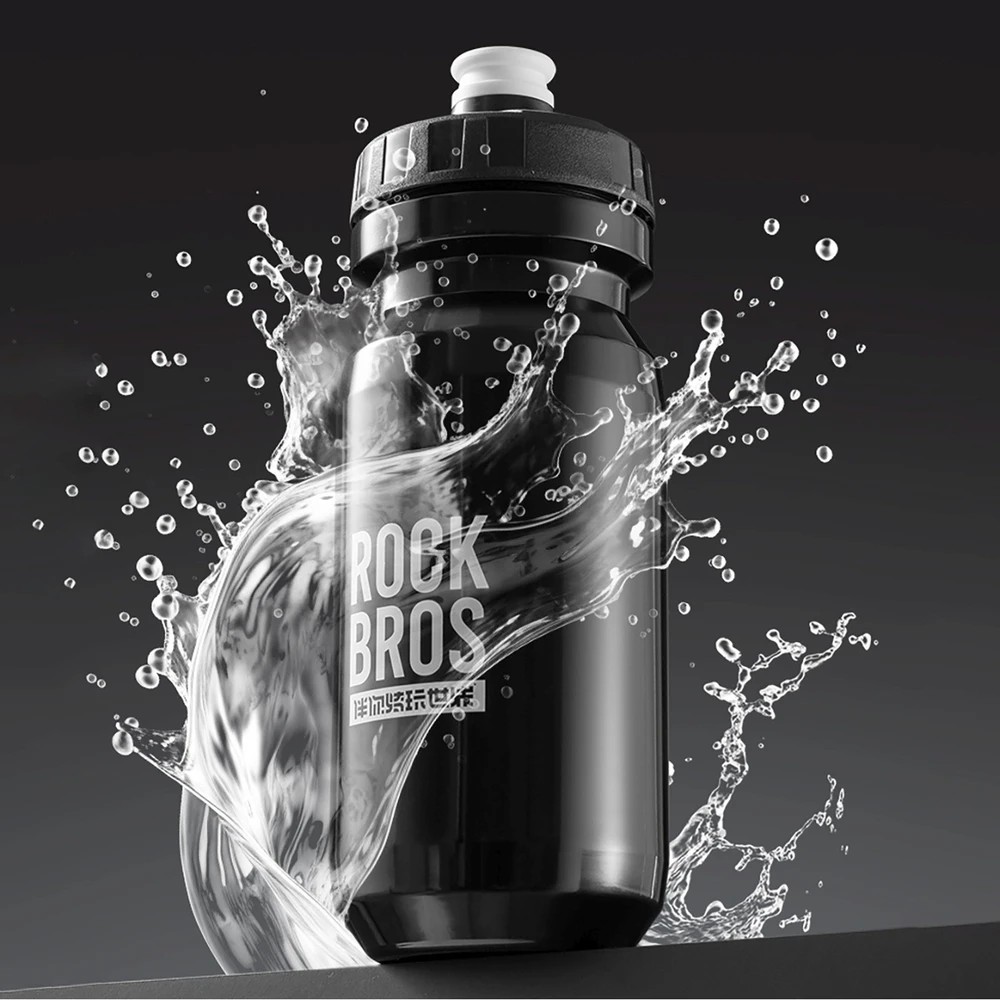 Gertuvė Rockbros 600 ml Bike Bottle - Juodas