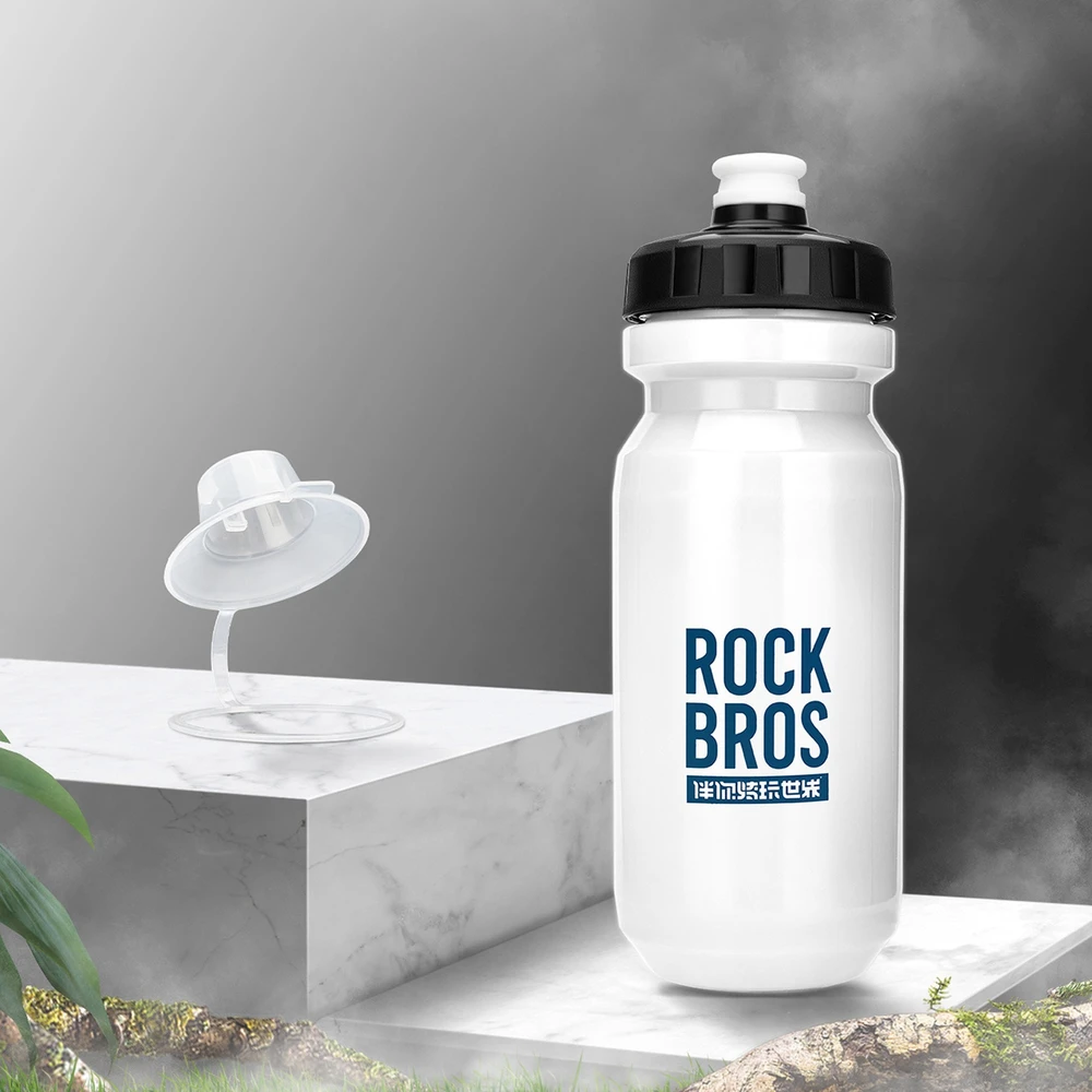 Gertuvė Rockbros 600 ml Bike Bottle - Baltas