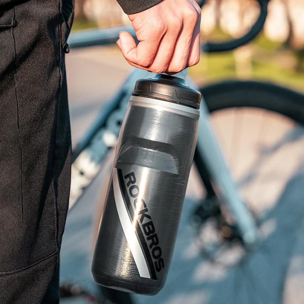 Rockbros Terminis dviračio gertuvė 620 ml be BPA - Gradientinis Juodas