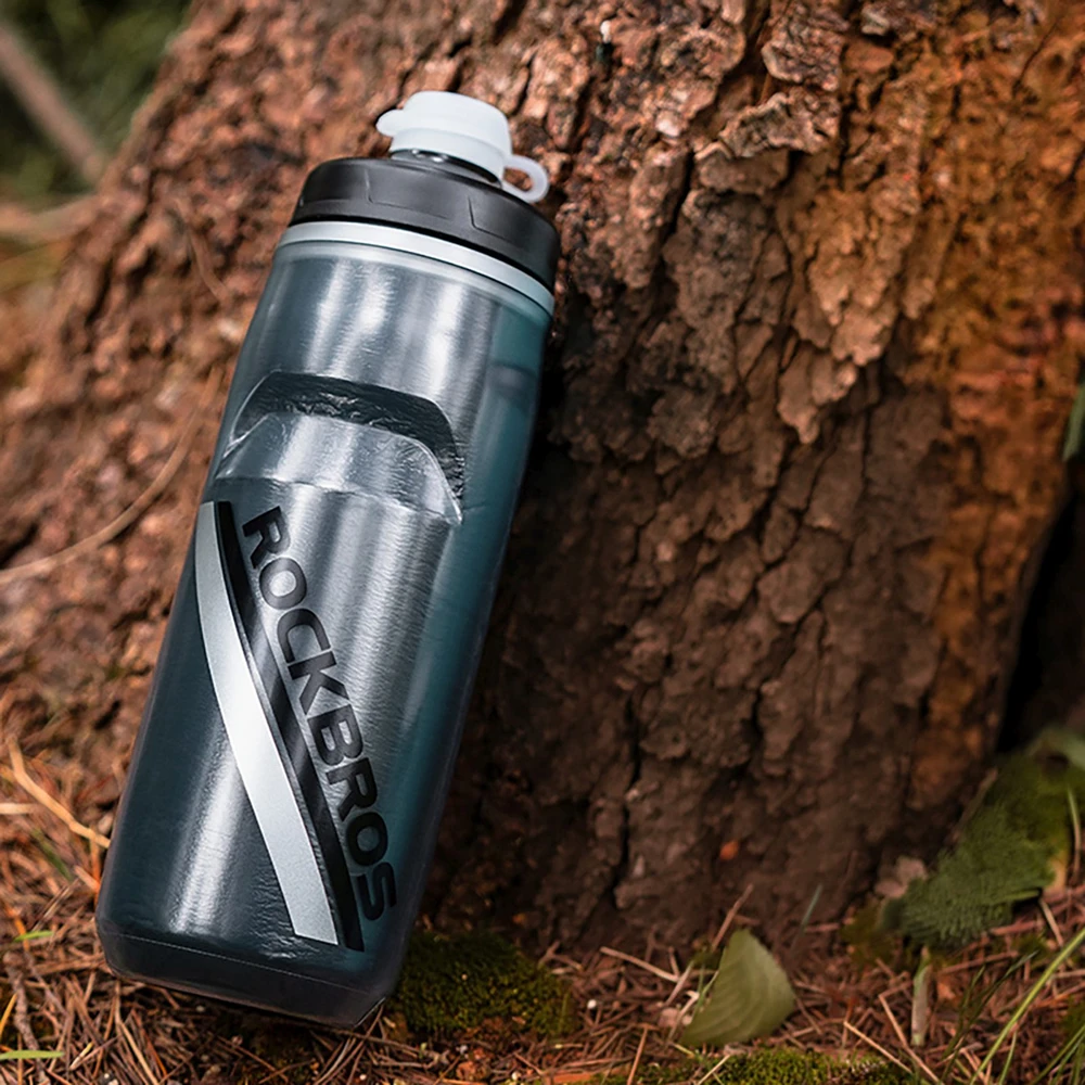 Rockbros Terminis dviračio gertuvė 620 ml be BPA - Gradientinis Juodas