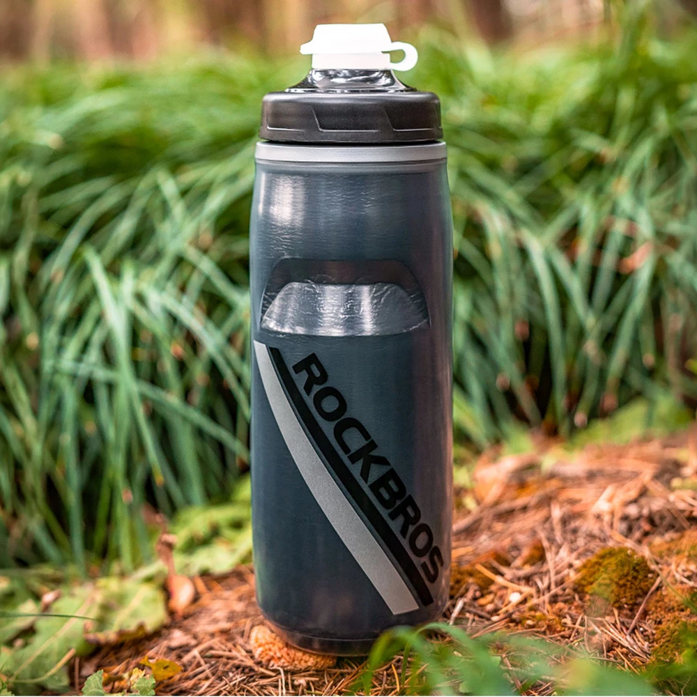 Rockbros Terminis dviračio gertuvė 620 ml be BPA - Gradientinis Juodas