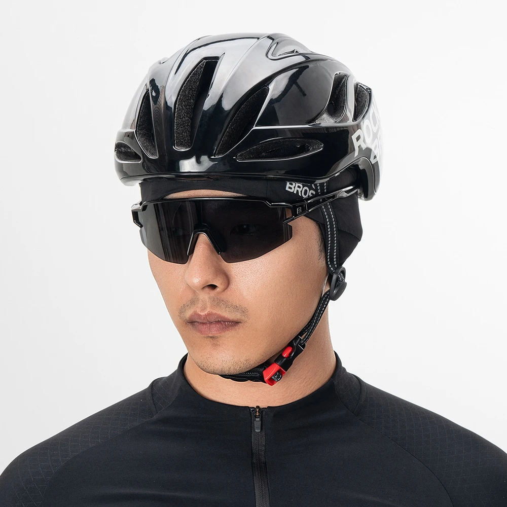 Rockbros M015 Žieminė dvipusė dviratininko kepuraitė, dydis 54-61 cm - Juodas