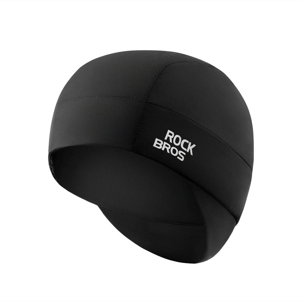 Rockbros M015 Žieminė dvipusė dviratininko kepuraitė, dydis 54-61 cm - Juodas
