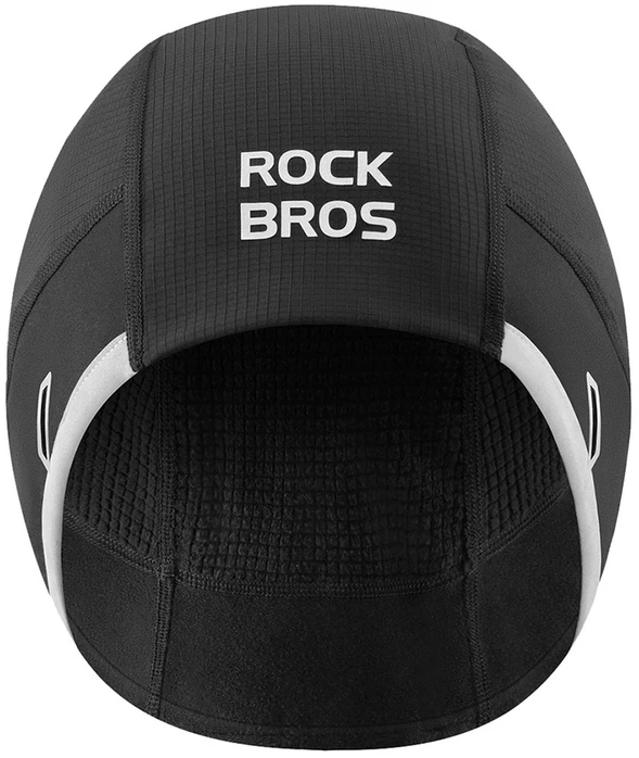 Rockbros M016 žieminė vėjui nelaidi dviratininko kepuraitė, dydis 54-61 cm - Juodas