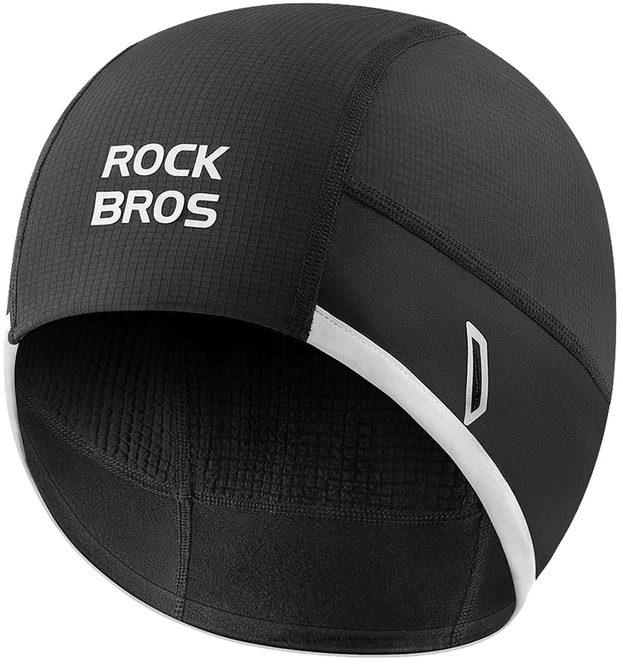 Rockbros M016 žieminė vėjui nelaidi dviratininko kepuraitė, dydis 54-61 cm - Juodas