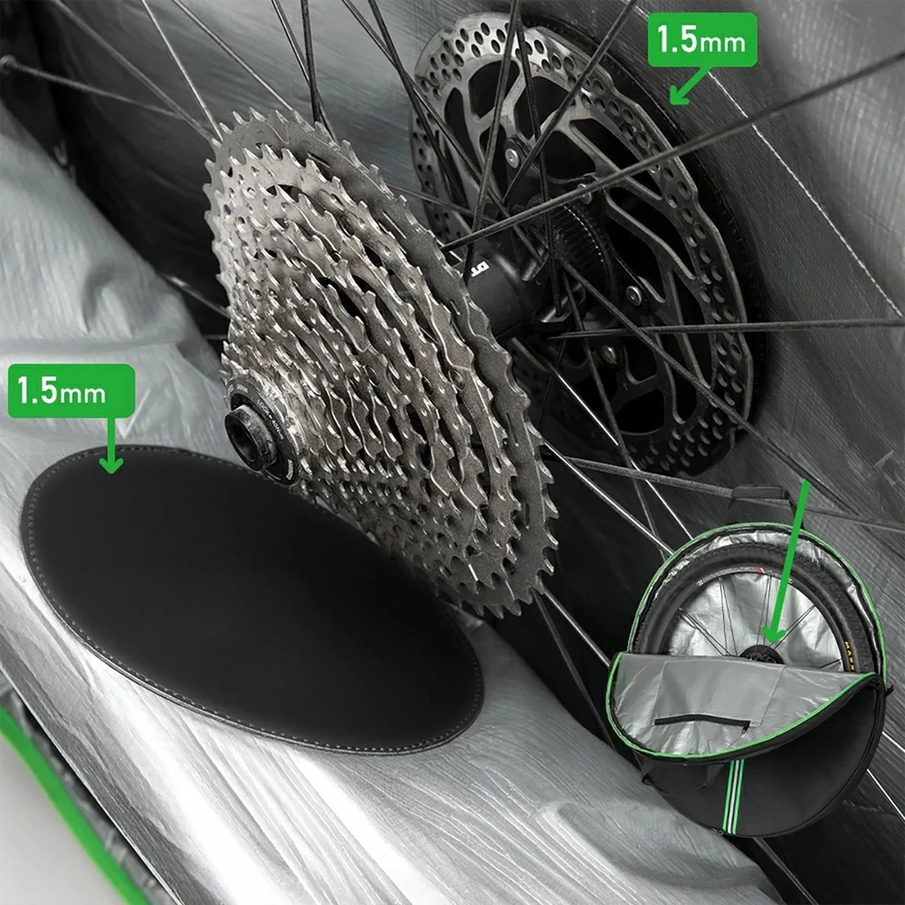 Rockbros D40 transportavimo dangtelis ø74cm ratui - juodas