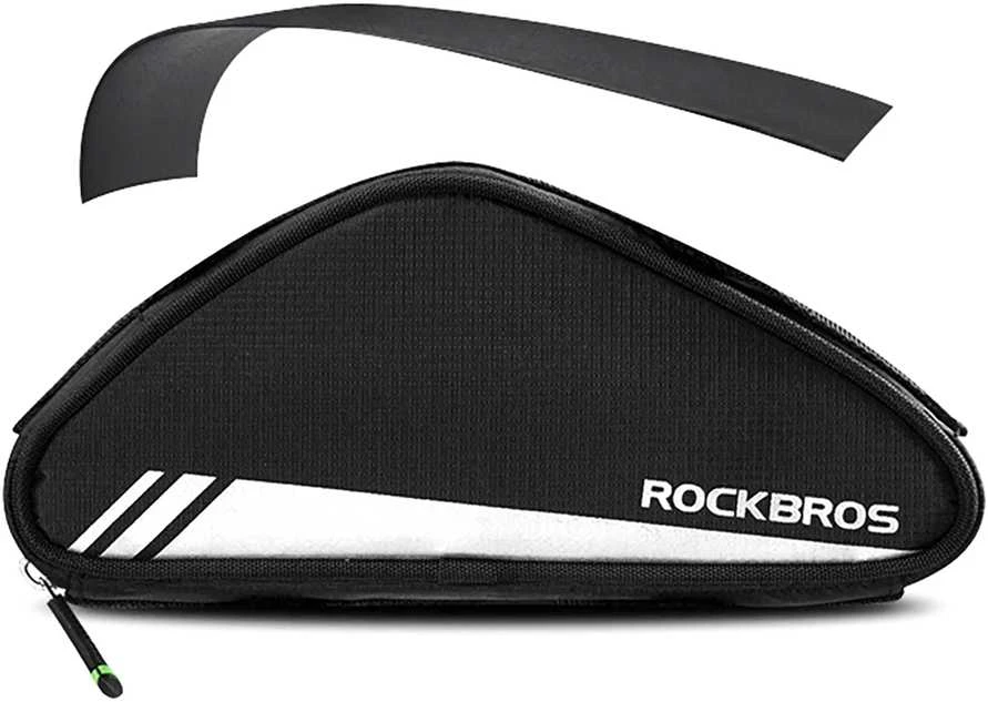 Rockbros B55-BK bicycle bag for frame 0.7 l - juodos spalvos