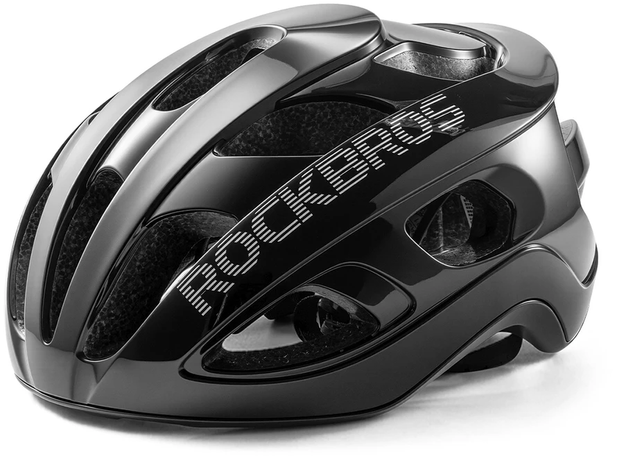 Rockbros LK-66 lengvas dviračio šalmas 58-62 cm - Juodas
