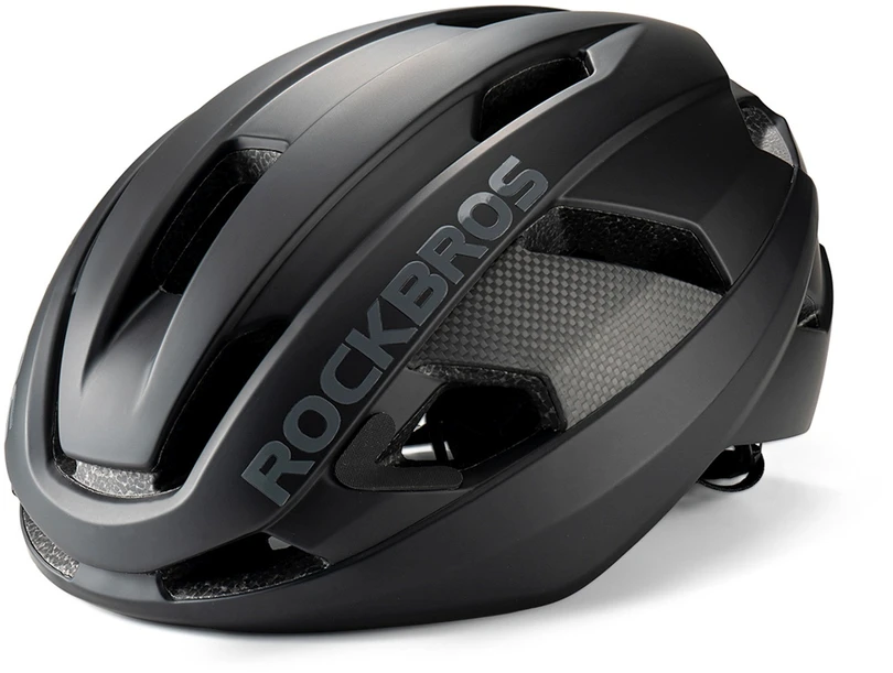 Rockbros LK-15 Carbon Fiber Bike Helmet 58-62cm - Juodas