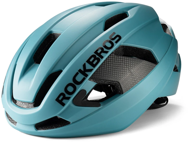 Rockbros LK-15 anglies pluošto dviračio šalmas 58–62 cm – šviesiai mėlynas