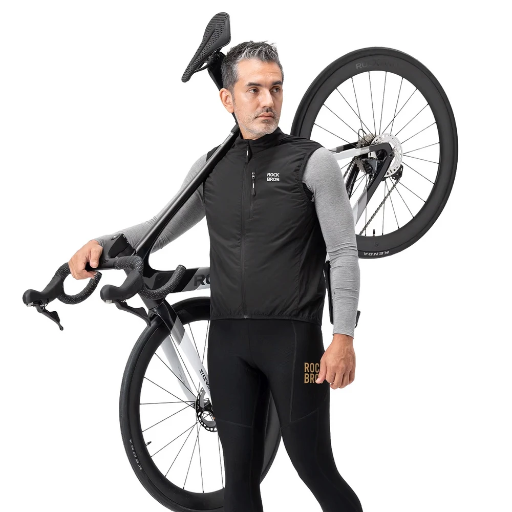 Rockbros MJ012 thermal vest dydis XL - juodas