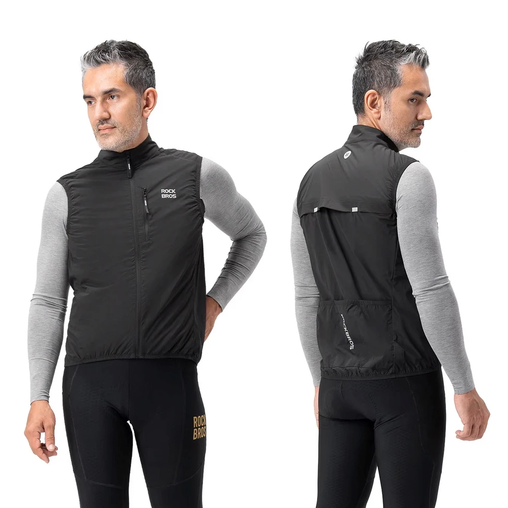 Rockbros MJ012 thermal vest dydis L - juodas