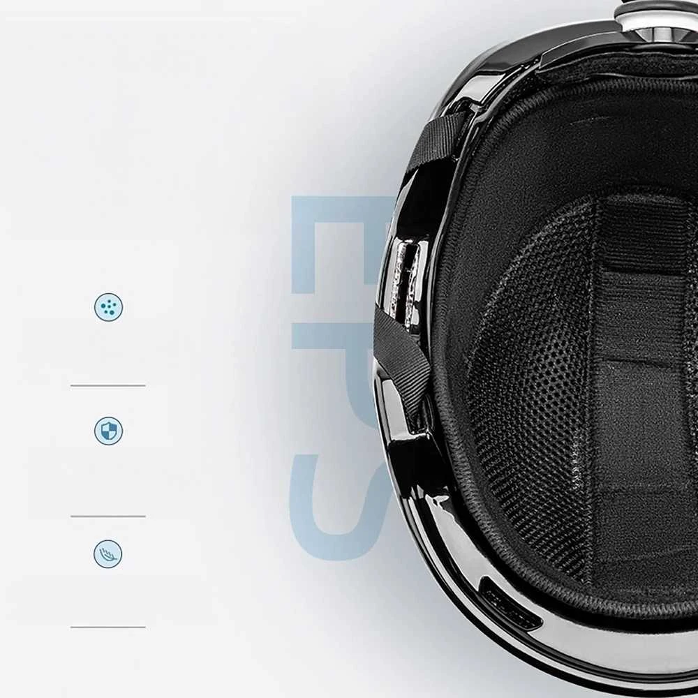 „Qunature 10130003003“ slidinėjimo šalmas su ausinėmis snieglentei 58–61 cm – Juodas