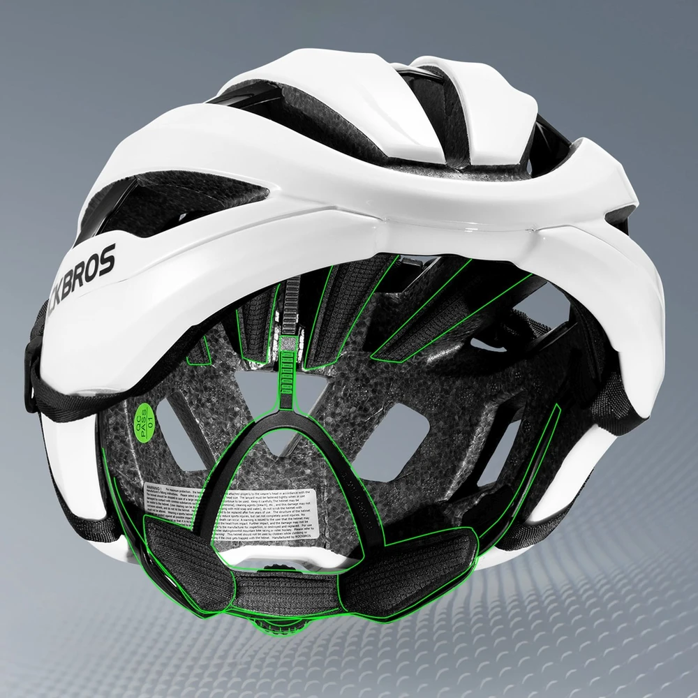 Rockbros LK-79 Bike Helmet 58–62 cm - Baltas